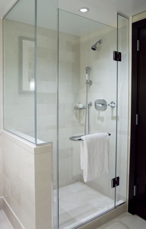 Sleek Shower with Frameless Glass